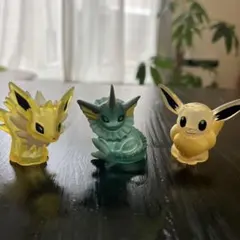 ポケモン　指人形　ポケモンキッズ クリア 初期 レア3点セット