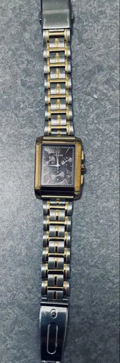 珍品　CITIZEN クロノグラフエコドライブ腕時計 ゴールド/シルバー　稼動品