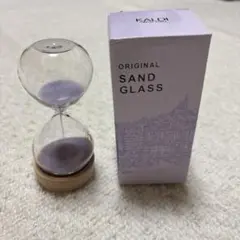 カルディ サンドグラス パープル３分計