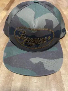 Supreme シュプリーム 迷彩キャップ ビーズ刺繍