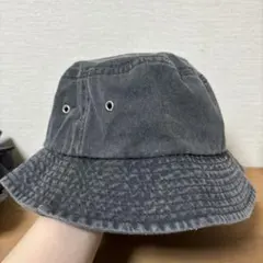 グレー バケットハット