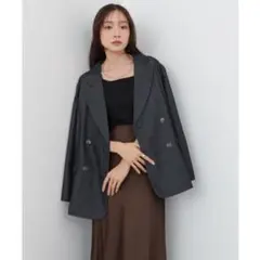 ANDCOUTURE シアーテーラードジャケット ネイビー Sサイズ - メルカリ