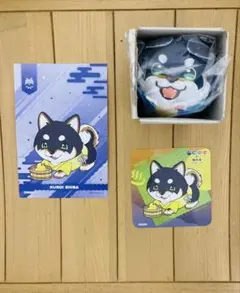 にじさんじ 黒井しば/極楽湯/マスコット・ポストカード・コースター セット