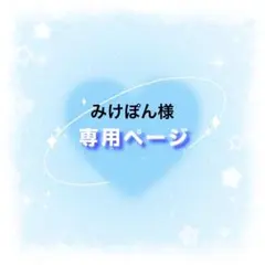 みけぽん様専用ページ