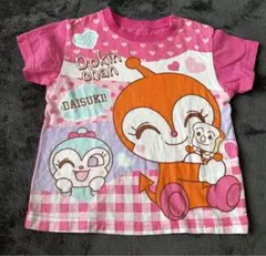【再値下げ】ドキンちゃんコキンちゃんTシャツ 90 春夏秋 女の子 アンパンマン