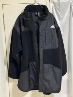 こ*り様 adidas フリースジャケット ブラック