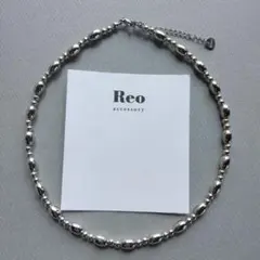 №2142シルバービーズネックレス