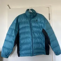 adidas ダウンジャケット 青　Lサイズ