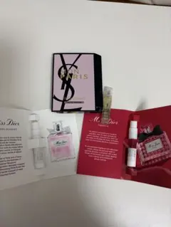 Miss Dior、YVES SAINT LAURENT香水サンプルセット