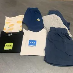 90サイズ　半袖　ショートパンツベビー服 まとめ売り