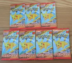 マクドナルド　ハッピーセット　ポケモンカード　ピカチュウ　7パック