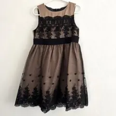 BeBe べべ レースドレス ワンピース 110 パニエ付き