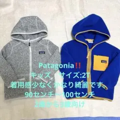 美品❗️キッズ‼️Patagonia/パタゴニア シンチラ&ベターセーター 2T