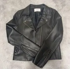 STUDIOUS ステュディオス　0 Sラムレザー ライダース ジャケット 本革