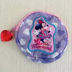 ミニーパルパルーザカプセルトイポーチ　紫