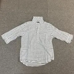 ニコアンド　ボーダー5分袖カットソー