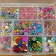 カラフルビーズ・スパンコールセットと