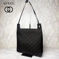051 美品 GUCCI ショルダーバッグ ワンショルダー 肩掛け 黒 lh4