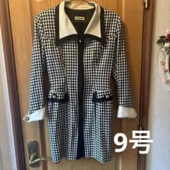 ハウンドトゥース柄 ワンピース