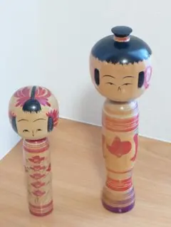 山形系こけし 小林孝太郎作他　大小セット