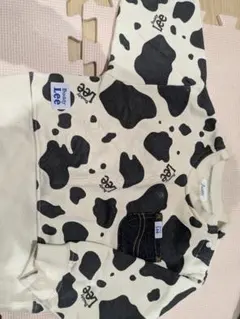 裏起毛　牛柄　トレーナー　スウェット