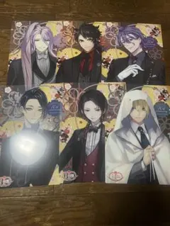 刀剣乱舞×ファミマ 5周年 クリアポスター 山姥切長義 4枚 セット