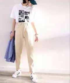 クラシカルエルフ　ゆるっと穿くルーズバルーンのテーパードパンツ　サイズL