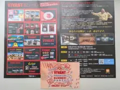 VIVANT PREMIUM SUMMER PARTY 配布物 3点セット