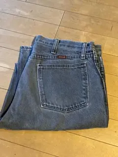 ラスラー ブラックデニム ストレートレッグ