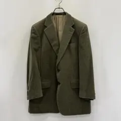 バーバリー コーデュロイジャケット ウール100% オリーブ L相当