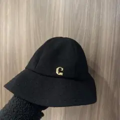 ca4la バケットハット 黒 C刺繍