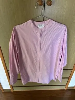 CIAOPANIC TYPY ピンクストライプ長袖シャツ