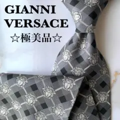 【極美品】GIANNI VERSACE　ベルサーチ　ネクタイ メドゥーサ　シルク