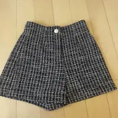 ZARA ショートパンツ　ツィード
