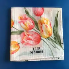 U.P renoma ハンカチ チューリップ柄