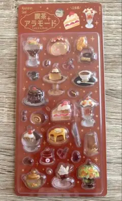 【新品未開封】きゅるるんシール　喫茶アラモード