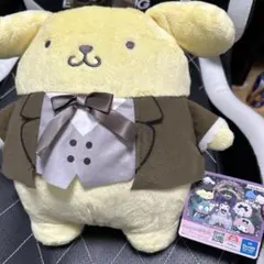 ポムポムプリン ワクワクハッピー ひげ ぬいぐるみ 2018 サンリオ