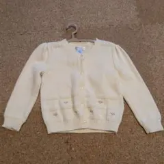 Ralph Lauren 24M クリーム色 カーディガン