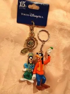 東京ディズニーシー★グーフィー キーホルダー2個SET