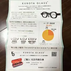 KUBOTA GLASS 10万円割引券 - メルカリ