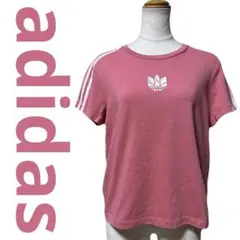 ✅ 超美品 adidas アディダス トレフォイル Tシャツ 半袖 ピンク S