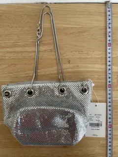 シャイニー2WAY巾着ミニショルダーバッグ