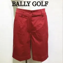 BALLY GOLF レッド ハーフパンツ　レディースゴルフウェア　コットン