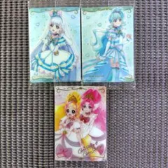 プリキュア　ウエハースカード　まとめ売り３枚