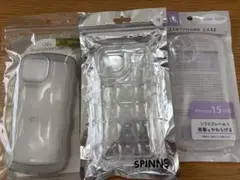 SPINNS iPhone15 ぽこぽこ　ケース　まとめ　新品未使用