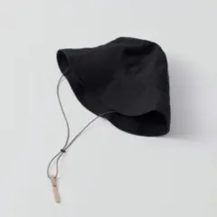 ACVM COTTON LINEN DENIM FATIGUE HATブラック - メルカリ