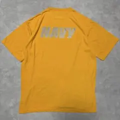 U.S. NAVY Tシャツ イエロー 反射ロゴのサムネイル