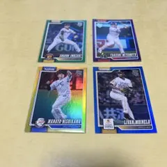 Topps NPB スポーツカード 4枚セット シリアル入り
