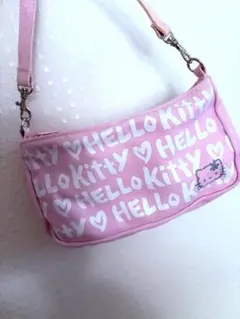 ハローキティ　ミニポーチ　モノグラムデザイン　平成キティ　レア!