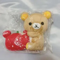 初期レア希少　リラックマ キャラバン限定ぬいぐるみ リラックマいちご 2009年